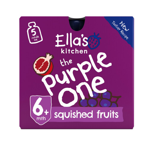 Ella's Kitchen The Purple One Fruit Smoothie, 5 x 90g