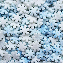 Cake N Bake Christmas Themed Edible Sprinkles (35g, Snowflakes)