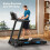 MERACH T12 Folding Incline Treadmill 7.5MPH Quiet 4