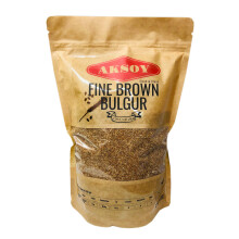 Aksoy Premium Quality Fine Brown Bulgur 1.25KG ? Traditional Taste, Naturally Whole Wheat Flavor For Your Kitchen. Perfect For Pilaf, Soups, Salads,