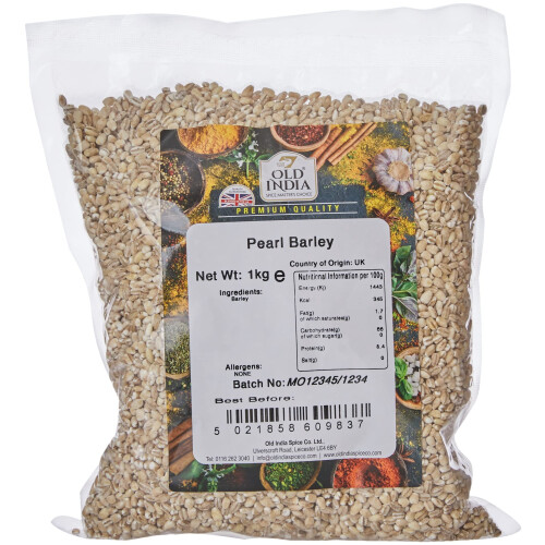 Old India Pearl Barley 1kg