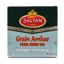 SULTAN TEA Moroccan Ambar Loose Green Tea, Herbal Green Teas (170g, Single Pack)