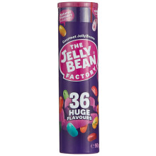 Jelly Bean Factory Gourmet Tube | 36 Mix | Gluten and Gelatine free | Impulse candy (1 x 90g)