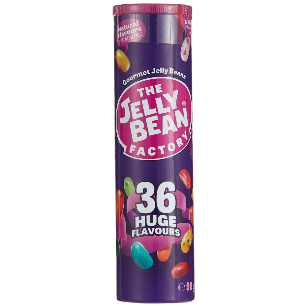 The Jelly Bean Factory Jelly Bean Factory Gourmet Tube | 36 Mix | Gluten And Gelatine Free | Impulse Candy (1 X 90G) Orange