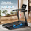 MERACH T12 Folding Incline Treadmill 7.5MPH Quiet 6