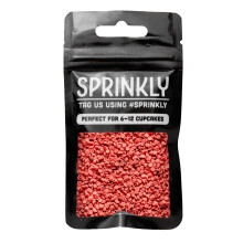 SPRINKLY - Matt Sugar Confetti - Red - 25g