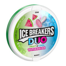 ICE Breakers Duo Sugar Free Mints, Watermelon, 1.3 Ounce