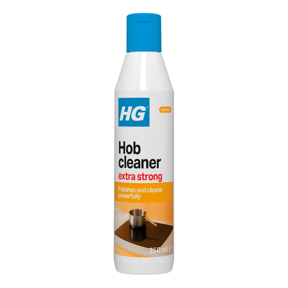 Hg Hob Cleaner Extra Strong, Effective Kitchen Degreaser & Induction Hob Cleaner & Protector, Safe For Electric & Gas Cookers, Safe Stove Top Cleaner,