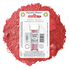 Sugarflair Claret Wine Edible Lustre Dust, Add a Lustrous Shine to Cakes or Decorations. Brush On or Add Rejuvenator to Create Eye-Catching Edible