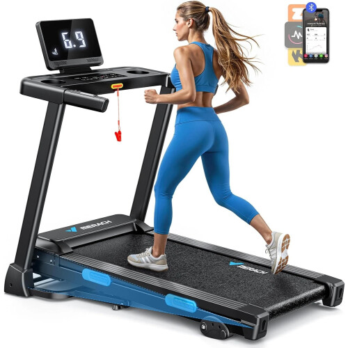 MERACH T12 Folding Incline Treadmill 7.5MPH Quiet