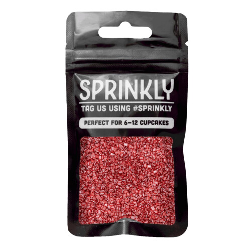 SPRINKLY - Sparkling Sugar - Red - 30g