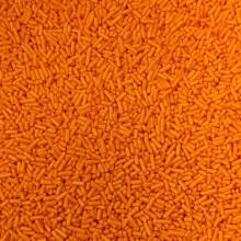 Orange Sugar Strands Sprinkles - 100g of Edible Orange Cake or Cupcake Sprinkles Vermicelli Decorations Toppers