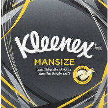 Kleenex Mansize Compact Tissues Single Box, 50.0 count