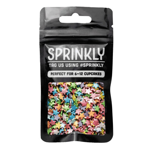 SPRINKLY - Glimmer Stars - Rainbow - 25g