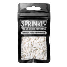 SPRINKLY - Sprinkle Shapes - White Snowmen (Christmas) - 25g