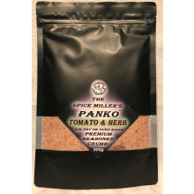 The Spice Miller's Panko, 300g Premium Seasoned Japanese Crumb, Air Fry or Oven Bake (Italian Tomato & Herb)