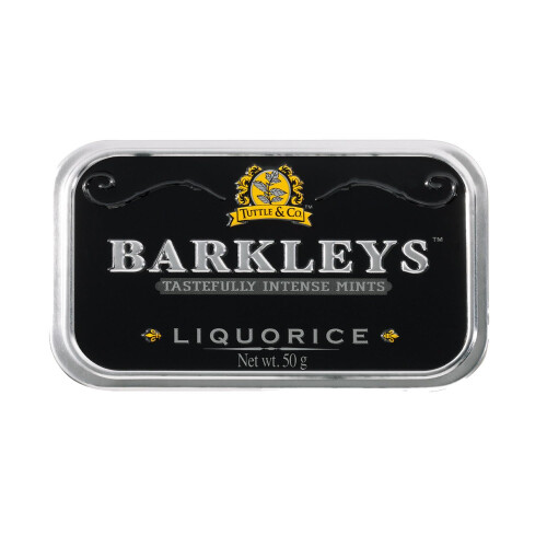 Barkleys Liquorice Mints Tin, 50g