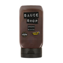 Sauce Shop | Brown Sauce | Award Winning | Table Sauce | Perfect with Sausages and Bacon | Vegan-Friendly | 330g