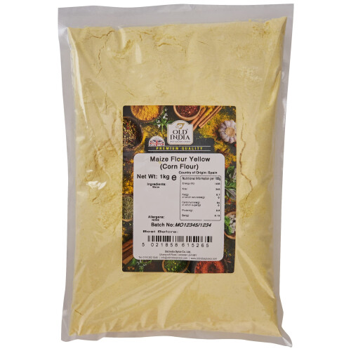 Old India Maize Flour Yellow (Corn Flour) 1kg