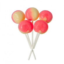 Dobsons Wrapped mega lollies lollys (pkt 0f 8) choose from bubble gum cherry apple tutti frutti & more (LOLLIES, MARSHMALLOW)