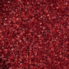 Red Glimmer Sugar Sprinkles - 100g of Edible Red Crystal Cake Toppers or Cupcake Decorations Sparkly Sprinkles