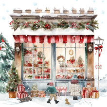 Anniversary House Tiflair Festive Christmas Boutique Lunch Napkins 3 ply Pack of 20