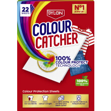 Colour Catcher Laundry Sheets (22 Sheets) - Protects Colours, Avoids Colour Run Accidents, Unscented, Synthetic Free