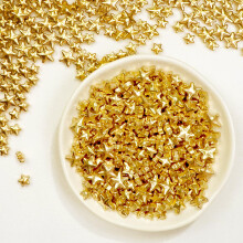 Gold Star Sprinkles, Edible Gold Star Sugar Sprinkles for Cake Decorating, Gold Cake Decorations, Cupcake Cookies Topper, Birthday Party Supplies