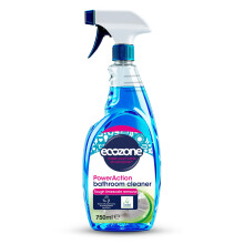 Ecozone PowerAction Bathroom Cleaner, Powerful Limescale Remover & Bathroom Spray, Anti Limescale Descaler, Toilet, Sink & Shower Cleaner, Eco