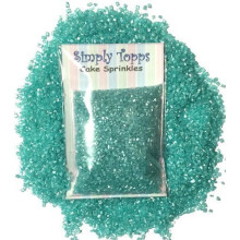 Simply Topps turquoise Cupcake Cake Sparkling Sugar Crystals 30G