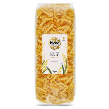 Biona Organic White Fusilli 1kg, Pack of 1 - Made Using Fine Organic Durum Wheat - Bronze Extruded - Pair With Biona Pasta Sauces - For Everyday