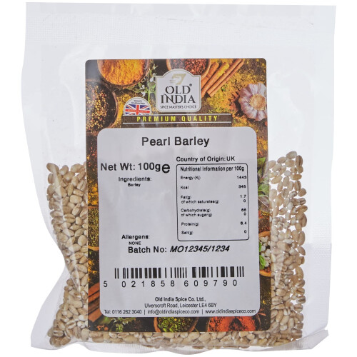 Old India Pearl Barley 100g