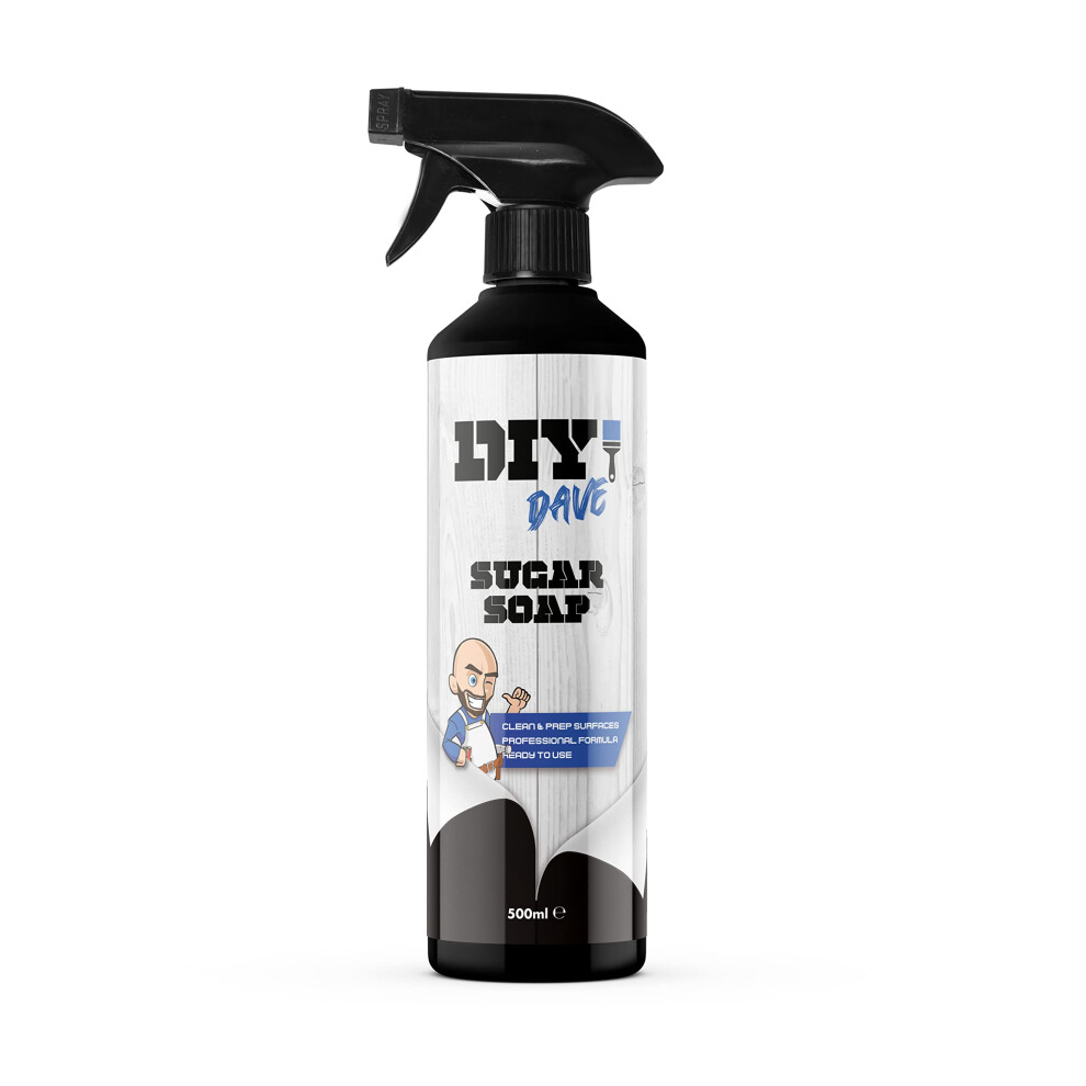Diy Dave - Sugar Soap Spray | Ready To Use | Cleaning Walls, Grease, Grime, Dirt, Stain Remover & Kitchen Degreaser - 500Ml 5051225292966