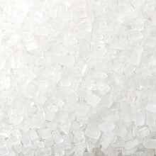 White Glimmer Sugar Sprinkles - 100g of Edible Clear/White Sugar Chunk Cake Toppers or Crystal Cupcake Decorations Sparkly Diamond Sprinkles