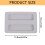 HarmonyCrafts 2Pcs Breakfast Machine 2 Slice Toaster Cover Durable Keep Clean Silicone Toaster Dust Covers Bread Maker Upper Covers for Bread Machine 2