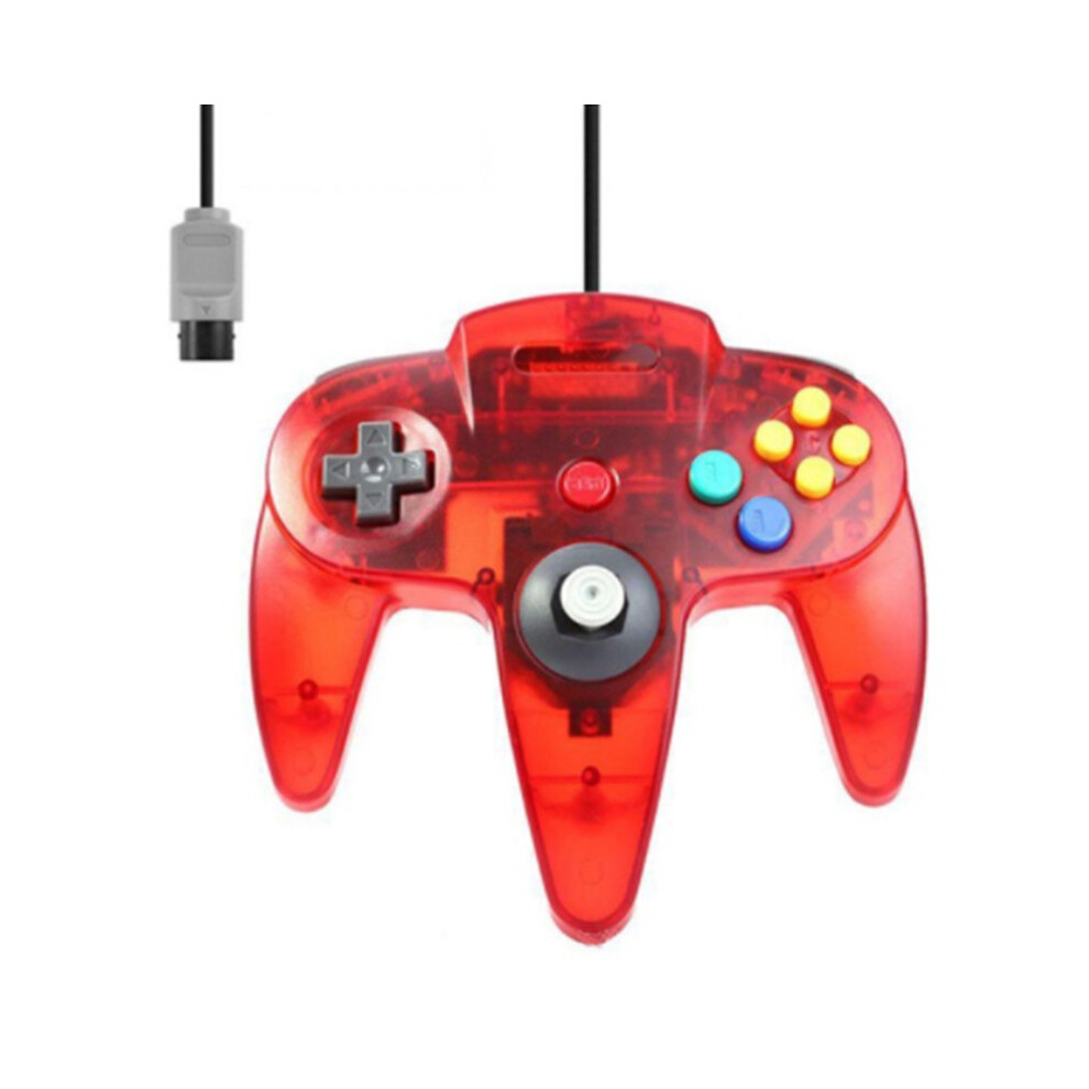 (Transparent ) N64 Nintendo 64 Wi Controller Joystick Replacement - Enhance Your Gaming Experience Red 110691757050