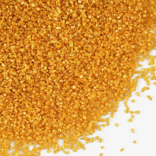 Sujoygar Gold Cake Sprinkles, 130g Edible Sugar Crystals for Cake Decorating Cupcake Topper Cocktail Rimming Sugar On Christmas Halloween Baby Shower
