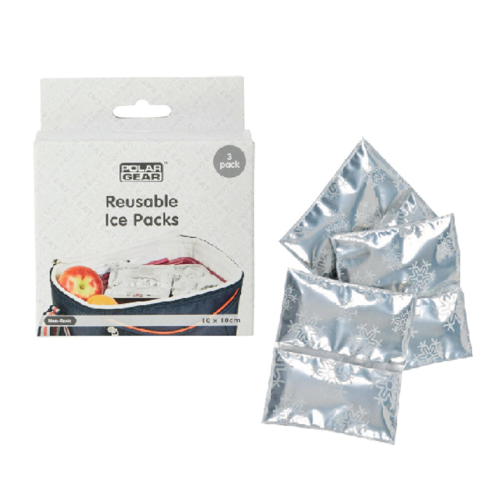 Polar Gear Ice Pack, And 10Cmx10cm Silver/Blue
