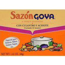 Sazon Goya Con Culantro Y Achiote Coriander & Annatto 40g
