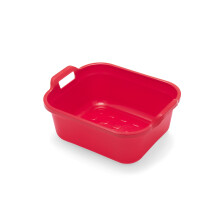 Addis Large Washing Up Bowl 10L Capacity In Roasted Red, 39 x 32 x 14 cm