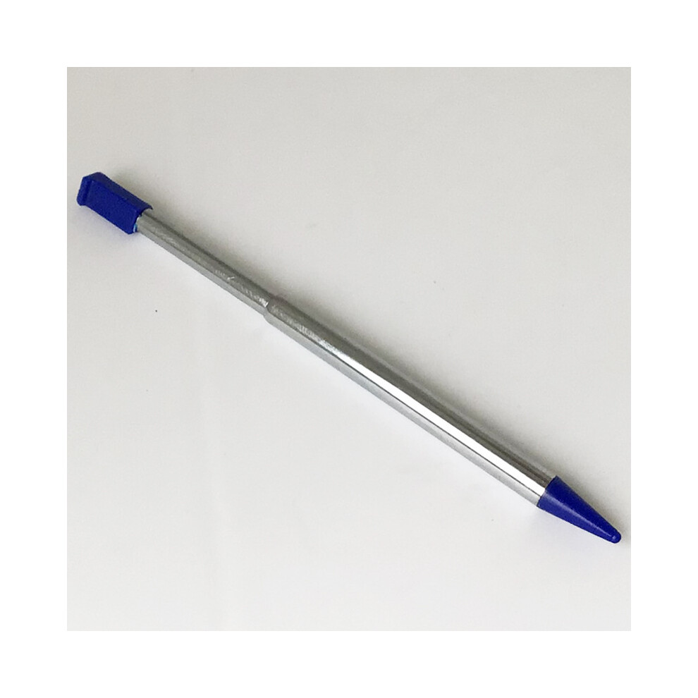 (Blue) 1PCS Replacement Stylus Touch Pen For Nintendo 3DS Metal Retractable Pen