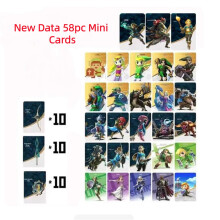 (New Data 58pc Mini Cards) The Legend of Zelda: Tears of the Kingdom Game Card for Nintendo Switch