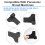 Bread Maker Paddle Compatible with Panasonic BreadMaker, Breadmaker Spares Kneading Paddle Non-Stick Teflon Coated Mixing Paddles Replacement for 3