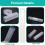4PCS Expandable Clear Drill Bit Storage Boxes, Plastic Storage Boxes with Lids for Drill Bit Box, Storage Containers for Clear Box, Plastic Container 4
