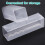 4PCS Expandable Clear Drill Bit Storage Boxes, Plastic Storage Boxes with Lids for Drill Bit Box, Storage Containers for Clear Box, Plastic Container 5