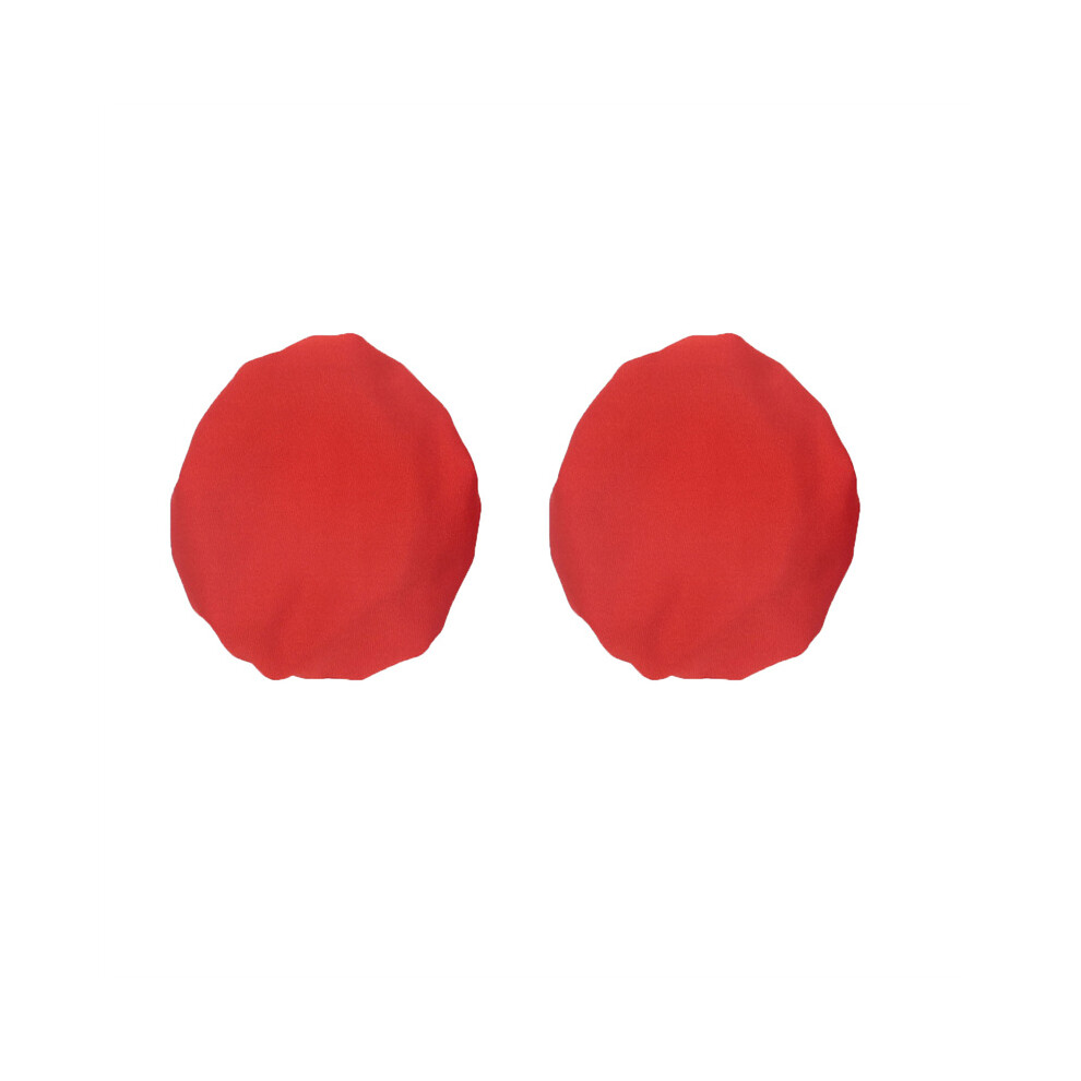 (, S) 5 Pairs Of Dust Covers Non-Disposable Elasticated Headphones Sweat-Proof Covers Red 320997663164