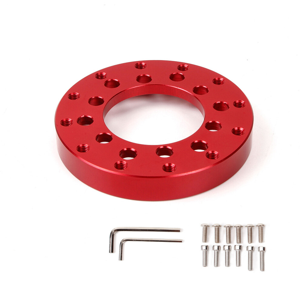 (Red) 70Mm Steering Wheel Adapter Plate For Logitech G25 G27 - Simulator Base Mount Red 110691765628