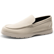Bruno Marc Men's Loafers Classic Formal Shoes Comfort Leather UK Size 10.5 Sand