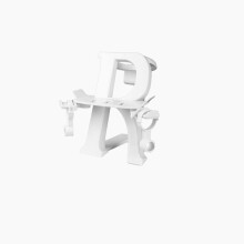 (White) VR Headset Stand for Vision Pro & PICO 4 Ultra - Storage & Display Organizer