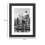 Black Nouveau Simple Design Styrene Photo Frame 5x7" 2